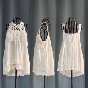 K.Jordan Lace Neck Blouse